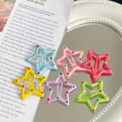 Star Geometric Mini Hairpins Set For Baby